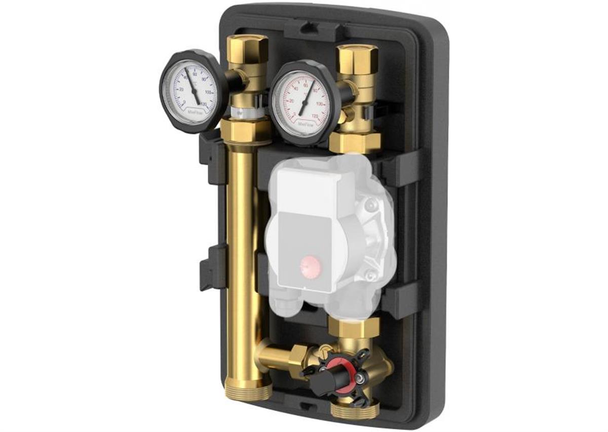 Meibis pompgroep zonder pomp DN25 (1/26).